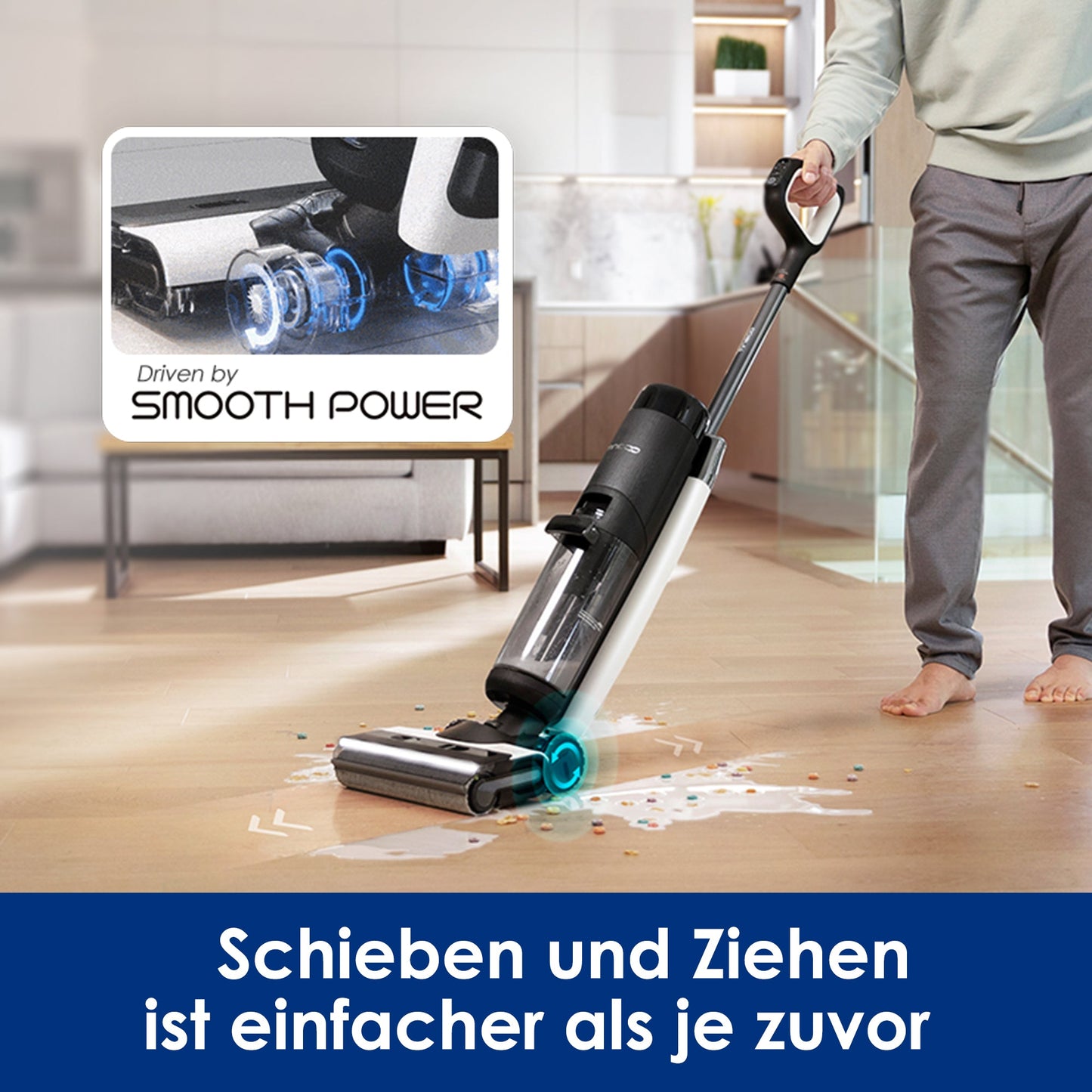 Tineco FLOOR ONE S7 FlashDry inteligentny odkurzacz do pracy na mokro i sucho