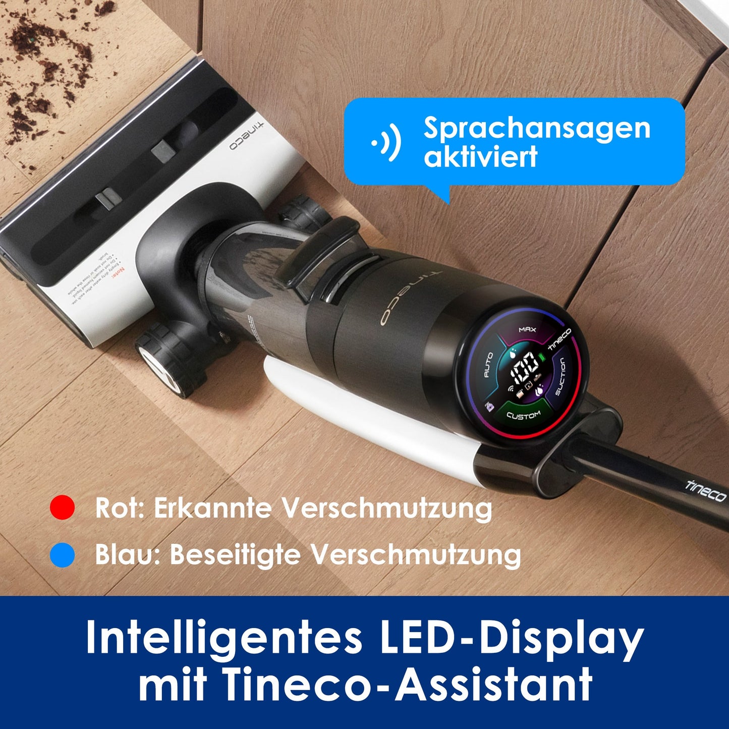 Tineco FLOOR ONE S7 FlashDry inteligentny odkurzacz do pracy na mokro i sucho