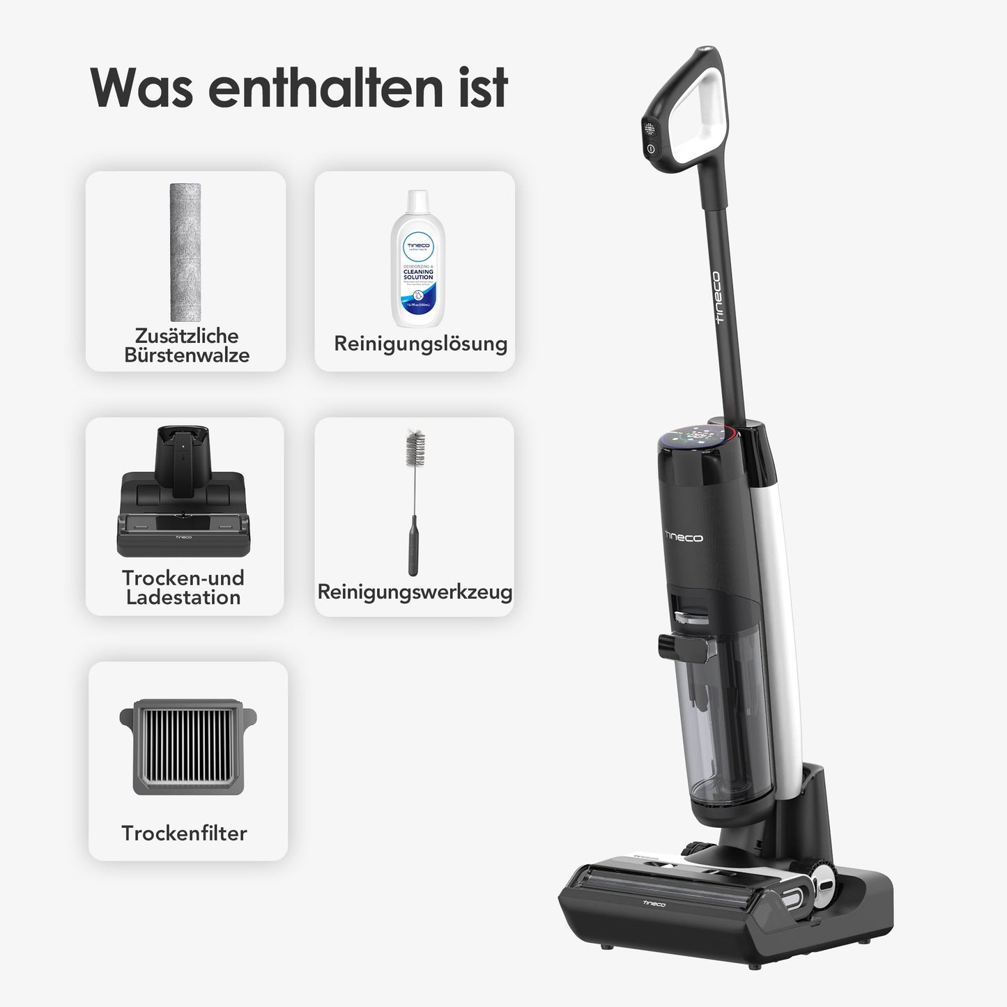 Tineco FLOOR ONE S7 FlashDry inteligentny odkurzacz do pracy na mokro i sucho